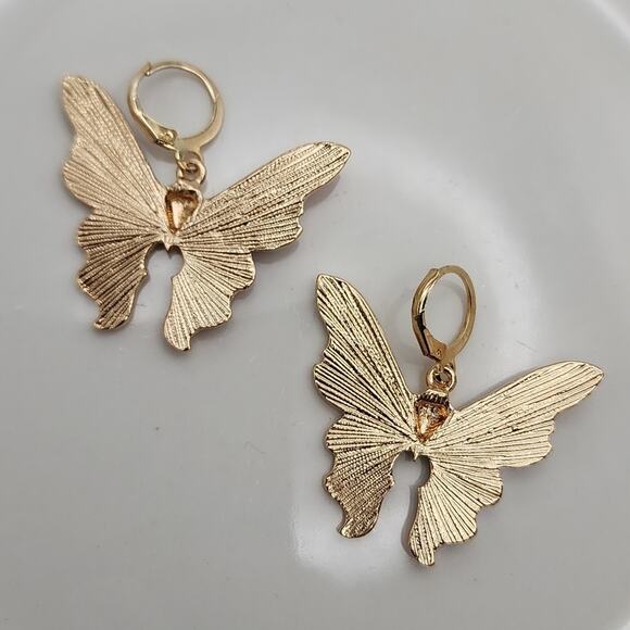 Pastel Butterfly Earrings - Picture 7 of 8